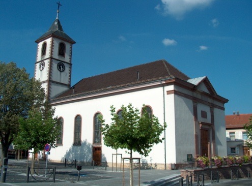 Église de village dont le chauffage a fait l'objet d'une étude technique.